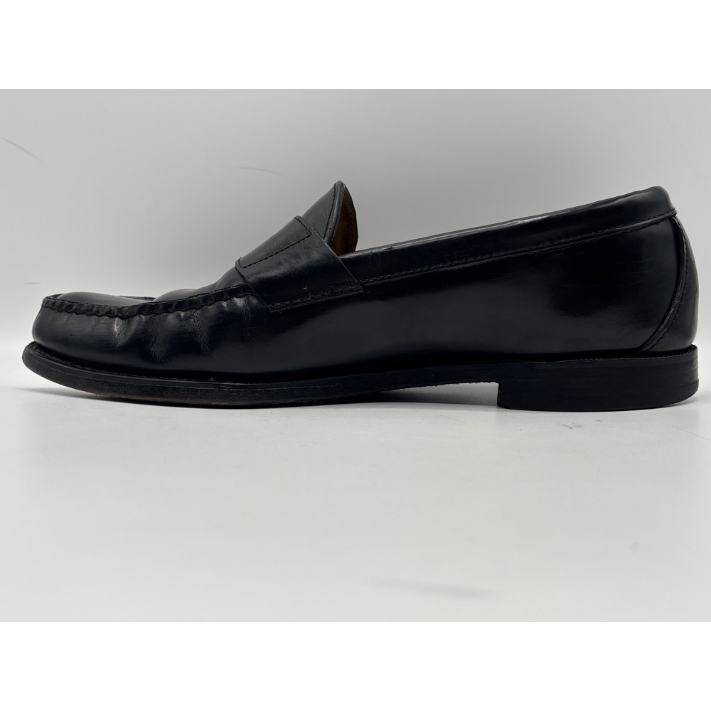 Brooks Brothers Men's Black Leather Penny Loafers Slip-On Dress Shoes Size 10 - Picture 8 of 13